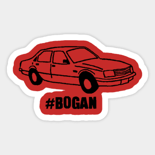 #Bogan Sticker